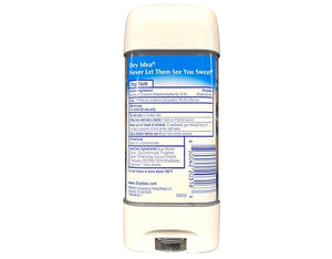 Dry Idea Advanced - Clear Gel Anti-Perspirant &amp Deodorant Powder Fresh 3-Ounce Tube (Pack of 6)