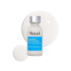 Murad Deep Relief Acne Treatment with 2% Salicylic Acid - Deep Painful Acne Spot Treatment for Face ? Redness Relief Fast Acting Blemish Serum Soothing Breakout Treatment - 1Fl Oz