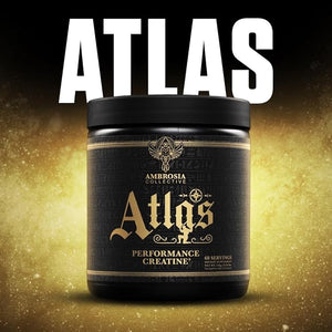 Ambrosia Atlas Performance Creatine Creapure¢ç + Acetic Acid ? Explosive Strength &amp; Endurance Support ? Muscle Recovery, Fatigue Resistance &amp; Performance Boost Support ? 30 Servings