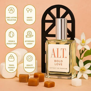 ALT. FRAGRANCES Bold Love 100ml Extrait de Parfum for Women ? Long Lasting Fragrance, Inspired by Love Don't be Shy
