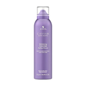 Alterna Haircare CAVIAR Anti-Aging Multiplying Volume Styling Mousse 8.2 Fl Oz | For Fine Thin Hair | Medium Hold | Create Instant Volume and Thickness | Sulfate Free