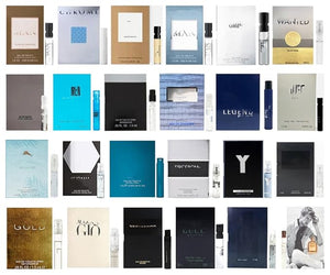 15 Men's Designer Cologne Sample Vials with Organza Bag