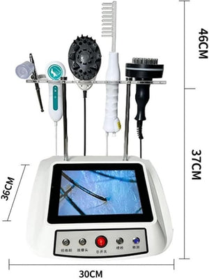 Hair Follicle Analyser Machine Hair Scalp Detector with Massage Function 5 Diagnosis Hair Tools Skin Care for Traveling Home Beauty Salon