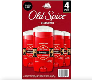 Old Spice Swagger Deodorant Aluminum Free 3 oz 4-pack