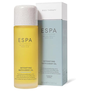 ESPA | Detoxifying Bath &amp Body Oil | 100ml | Nourishes &amp Softens Skin