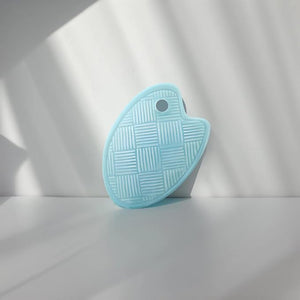 Gua Sha Facial Tool, Natural Ceramic Stone Face Massager for Jawline Sculpting, Puffiness &amp; Lymphatic Drainage, Skin Care Tool for Face, Eye, Neck &amp; Beauty Gift for Women (Blue)