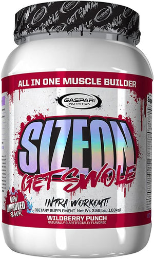 Gaspari Nutrition SizeOn, The Ultimate Hybrid Intra-Workout Amino Acid &amp; Creatine Formula, Increased Muscle Volume &amp; Muscle Recovery (3.59 Pound, Wild Berry Punch)