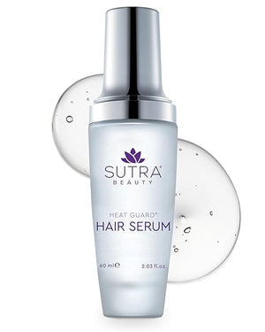 SUTRA Heat Guard Hair Serum for Frizzy Dry &amp Damaged Hair - Thermal Protecting Serum Hydrates Protects &amp Repairs Against Heat with Hyaluronic Acid &amp Jojoba Oil - Anti-Frizz Haircare Prod