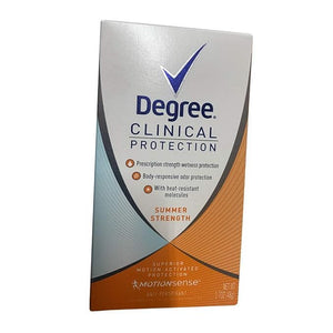 Degree Clinical Protection Anti-Perspirant &amp Deodorant Summer Strength 1.7 oz ( Pack of 24)