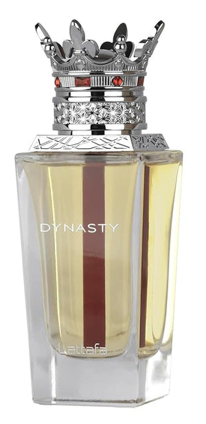 Lattafa Dynasty ? Fresh Spicy Woody Aromatic ? Eau de Parfum Spray Long-Lasting Fragrance for Unisex 3.4 Ounce / 100 ml