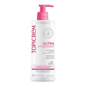 Topicrem ultra-moisturising body milk 500 ml