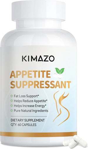 KIMAZO New-Appetite Suppressant Weight Loss Pills for Women - Belly Fat Burner for Women | Metabolism Booster and Carb Blocker, Burn Fat 24/7-3rd Party Tested Weight Loss Diet Pills - 60 Capsules