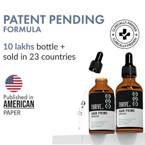 Anti-Grey Hair Prime Serum | Reverses &amp Limits Hair Greying | Arcolys + Biotin + Black Tea Extract | Light-Weight Non-Sticky &amp Odourless | For Men and Women | 50 Ml