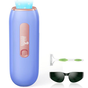 IPL Laser Hair Removal Device for Women &amp Men Permanent Painless Hair Remover for Long-Lasting Results Up to 85% Hair Reduction in 4 Weeks for Full Body &amp Face at Home