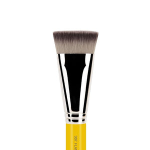 Bdellium Tools Professional Makeup Brush - Studio Series 987 Face Blending - With Soft Synthetic Fibers For Sculpting Cheekbones and Adding Dimension (Yellow 1pc)