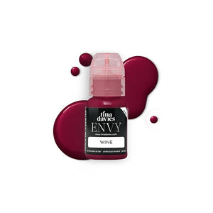 Tina Davies Professional Envy &amp; Lust Lip Pigments - Permanent Lip Makeup - Colors Heal True to Tone - High Retention - Envy Wine, 1/2oz/15ml Bottle