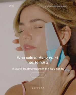 Ice Face Roller - CAAM ? Safe Cryotherapy for Face &amp; Neck, Instant Tightening Effect, Patented Product