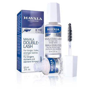 Mavala Double Lash Nutritive Eyelash Serum for the Appearance of Longer Lashes Natural Looking Denser Lashes + Eyebrows 0.3 Ounce Bottle (1 Pack)