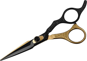 OMWAH - Professional 7.5 Hair Shear Made of Premium 440c Japanese Steel Scissors for Barbers and Salon Extreme Sharp Hair Scissors