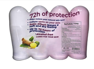 Desodorante ivea Tono Natural 4 pack roll-on Aclarado Natural Deodorant