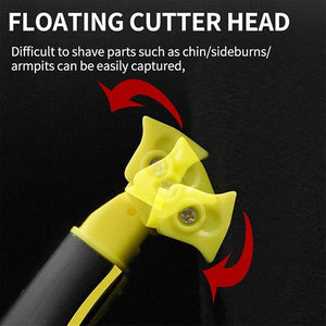 Men's Electric Shaver Dual Blade Wet &amp Dry Razors Full Body Washable USB Rechargeable Precision Trimmer Heads