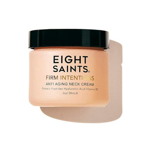 Eight Saints Firm Intentions Anti Aging Neck Cream Natural &amp Organic For Firming Skin and Reducing Wrinkles 2 Ounces