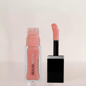 nude envie - Lip Gloss - High-Shine Finish - Moisturizing &amp; Easy Application - Luxury Hydration - Non-Sticky Formula - With Vitamin E &amp; Glycine Soja Oil - Vegan, Paraben-Free &amp; Cruelty-Fre
