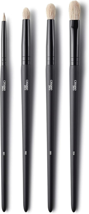 Classic Crease Brush Set ? Professional Eyeshadow Blending Brushes for Flawless Eye Makeup Application