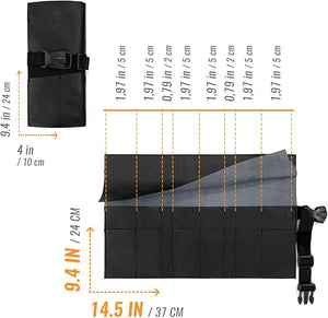 Under NY Sky Leather Apron and Tool Holder - Professional Products for Hair Stylists Barbers &amp Hairdressers