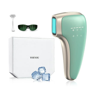 Painless IPL Laser Hair Removal for Women &amp Men 39¡ÆF Sapphire Ice Cooling Technology At-Home Laser Hair Removal Device for Face Armpits Legs Bikini &amp Whole Body Long-Lasting Results