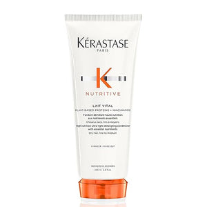 Kerastase Nutritive Lait Vital Hydrating Conditioner For Fine to Medium Dry Hair - Illuminates Shiny Hair and Easily Detangles With Plant-Based Proteins &amp Niacinamide