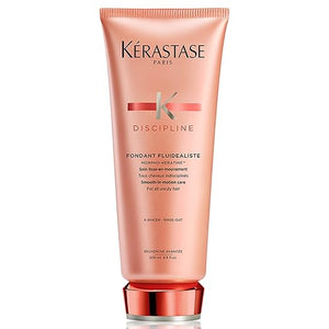 Kerastase Discipline Fondant Fluidealiste Conditioner | Smoothing Hair Conditioner | Provides Extreme Softness and Shine | With Morpho-Keratine and Lipids to Restore Hair | For All Hair Types | 6.8 Fl