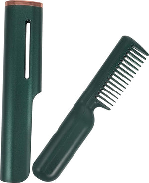 Hair Straightening Comb Brush Scald Styling Tool for Travel USB Rechargeable Ceramic Design for and Healthy Hair for Dry Wet Use