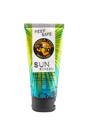 Joshua Tree SPF 30 Reef Safe Organic Sun Screen Lotion with Clear Zinc and Aloe (3.3 oz.)