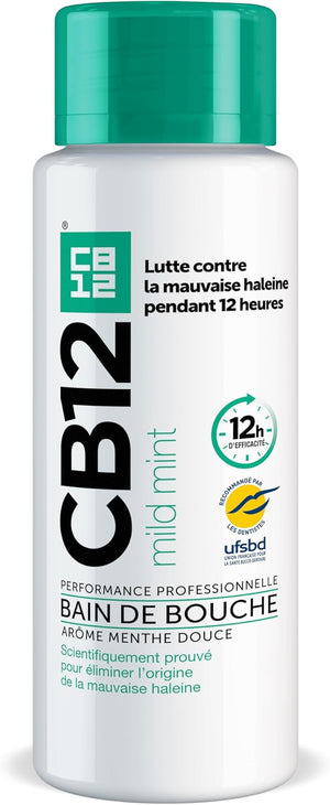 CB12 Mild Mint Menthol Mouthwash (250ml)