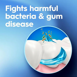 Crest Pro-Health Clean Mint Mouthwash CPC Antigingivitis/Antiplaque Mouthwash 500 mL (16.9 Fl Oz ) Pack of 4 Crest Mouthwash Gingivitis Treatment