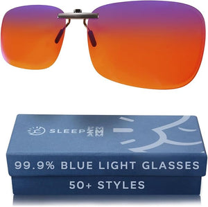 100% Blue Light Blocking Glasses - Women + Men - Better Sleep - Anti Eye Strain Protection - Computer Screens Gaming