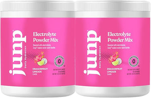 JUNP Electrolytes Powder No Sugar No Carbs - Exotic Tropical Dragonfruit Limeade Drink Mix - Potassium &amp; Salt Electrolyte Hydration Powder Zero Calorie Sugar Free Electrolyte Powder, 180 Servings