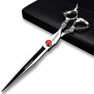Professional Japanese Hair Scissors - 440C Stainless Steel/Rose Razor Edge (7.5 Inch Flat)