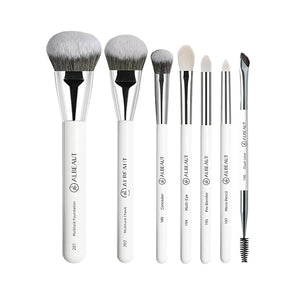 Makeup Brushes Set Albeaut 7Pcs Face Eyeshadow Brushes Kit with Preminum Bristles Liquid Foundation Concealer Blending Tools Professional &amp Travel Bag