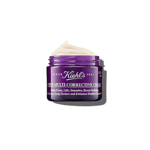 Kiehl's Super Multi-Corrective Cream Anti-Aging Wrinkle Reducing Face and Neck Cream Evens Skin Tone Smooths Skin Texture Fast-Absorbing and Lightweight For All Skin Types Paraben-free