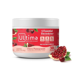 Ultima Replenisher Daily Electrolyte Powder Drink Mix ? Sugar Free ? Cherry Pomegranate 30 Servings ? Hydration Powder with 6 Electrolytes and Trace Minerals ? Keto Friendly Vegan Non-GMO
