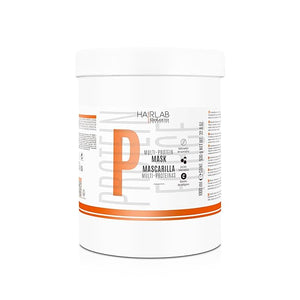SALERM - Damaged Hair Mask - Multi-Proteins Hair Lab - 1000 ml - Helps Replenish Natural Keratin - Adds Volume and Strength - Paraben-Free