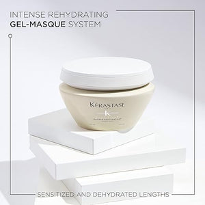 Kerastase Specifique Rehydratant Hair Mask For Sensitive and Dry Hair - Rebalances Strands' Hydration With Ceramides and Amino Acid 6.8 Fl Oz