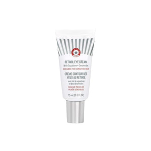 First Aid Beauty - Retinol Eye Cream with Squalane + Ceramides Encapsulated Retinol Serum for Delicate Skin Helps Improve Appearance of Fine Lines and Wrinkles Safe for Sensitive Skin 0.5 oz