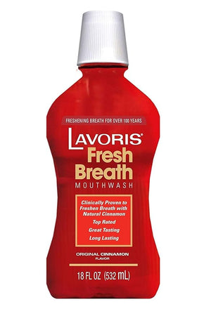 Lavoris Mouthwash, Original Cinnamon 15 fl oz /444 ml (Pack of 2)