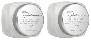 Platinum Whipped Taffy 20 | Matte Defining Paste | Delivers An Ultra-Matte Firm Hold Finish | Sculpts Smooths &amp Texturizes Styles | All Hair Types