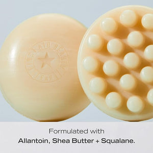 First Aid Beauty - Gentle Cleansing Bar, Luxurious Soap Bar Body Wash with Squalane, Allantoin, and Shea Butter for Smooth, Clean Skin, Fragrance-Free, Safe for Sensitive Skin, 4.5 oz, 3ct