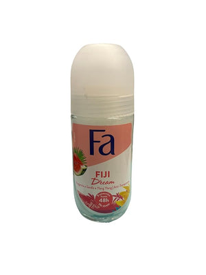 (Pack of 3 Bottles) Fa Island Vibes Fiji Dream Watermelon - Ylang Ylang Scent Anti-perspirant Deodorant Roll on for Women 3x50ml / 3x1.7 Fl Oz