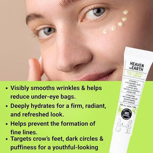 Multi-Boost Eye Cream 0.5 fl oz (15 ml) ? 100% Natural &amp Vegan ? Plumping Anti-Wrinkle Anti-Puffiness &amp Dark Circles ? With Vitamin C Ginseng Coffee Bean Hyaluronic Acid &amp Bakuchiol